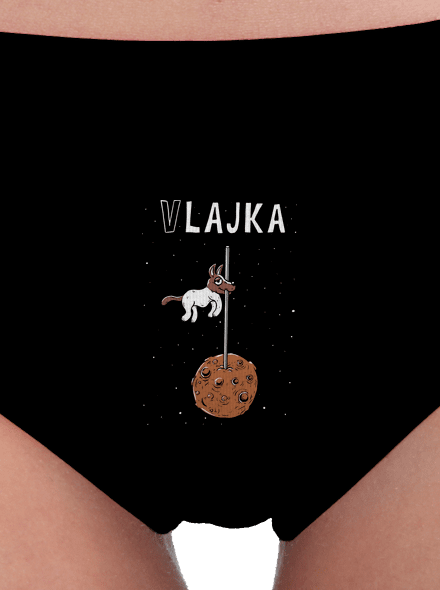 Vlajka dámske nohavičky Black