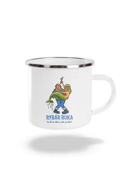 Rybár roka plecháčik White