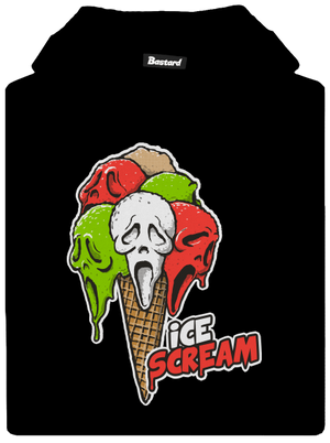 Ice Scream detská mikina klokanka Black