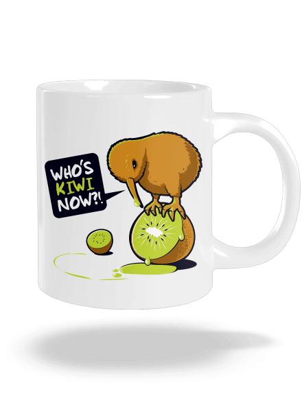 Kiwi veľký hrnček White