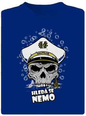 Kapitán Nemo pánske športové tričko Royal Blue Mal