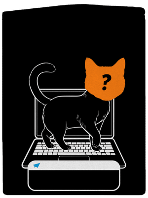 Mačka na klávesnici dámska mikina na zips Black