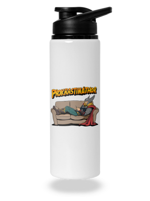 Prokrastináthor flaša na vodu White