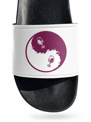 Jin Jang víno šľapky White