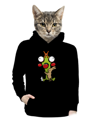 dámska mikina klokanka