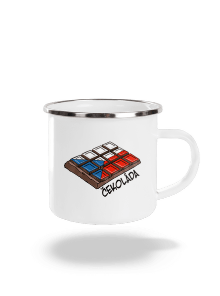 Čekoláda plecháčik White