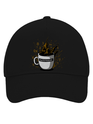 Hackpresso  šiltovka baseballka Black