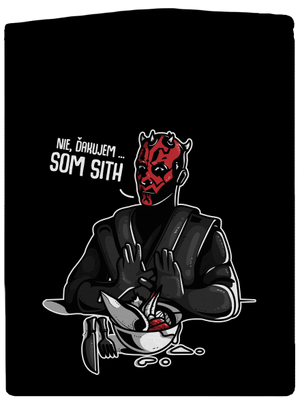 Som sith pánska mikina na zips Black