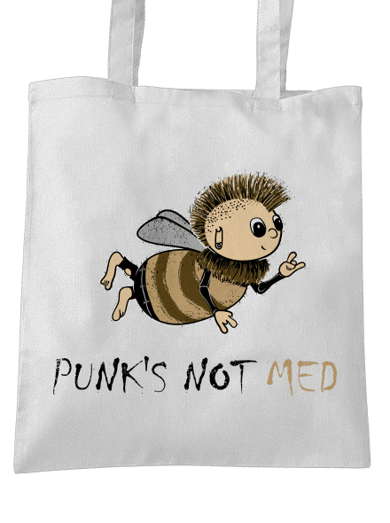 Punks Not Med taška White