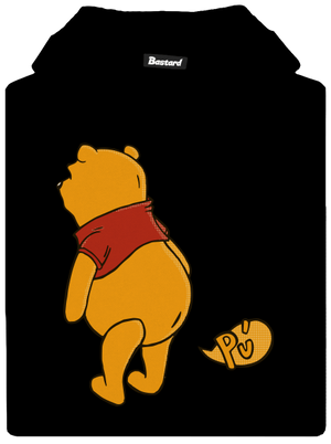 Ups detská mikina klokanka Black