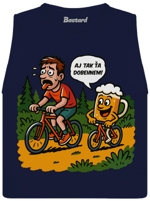 Dobehnem ťa dámske tielko voľné Navy