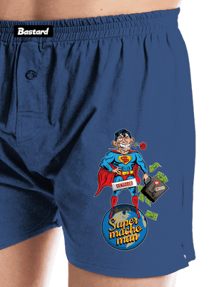 Supermachoman pánske trenky Blue