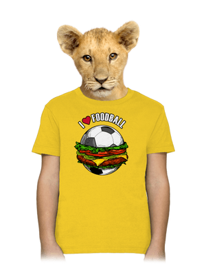 Foodball detské tričko Gold