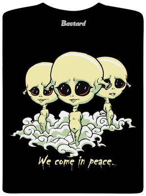 Návštevníci pánske tričko Black