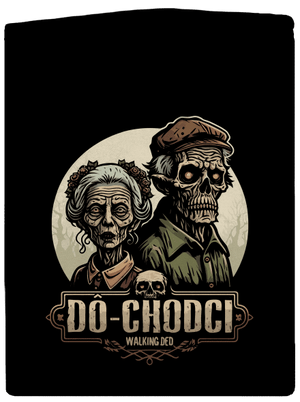 Dô-chodci dámska mikina na zips Black