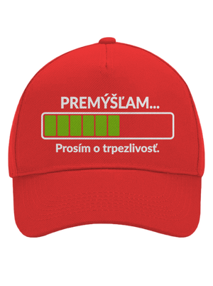 Premýšľam šiltovka baseballka Classic Red