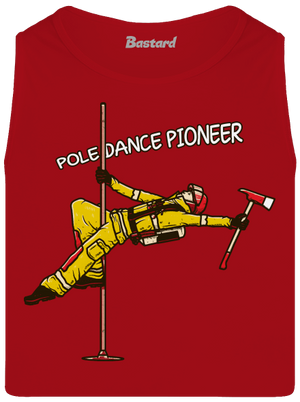 Pole Dance by Dežik pánske tielko Red