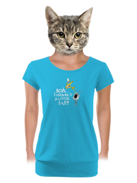 dámske tričko s lemom