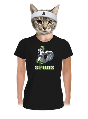 Spunk dámske športové tričko Black