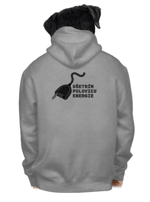 pánska mikina na zips
