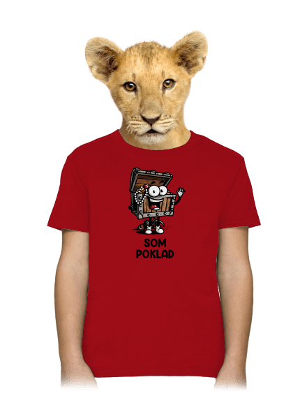 Som poklad detské tričko Red