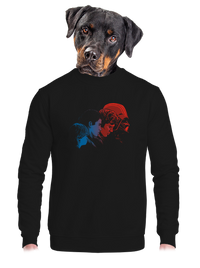 unisex mikina bez kapucne