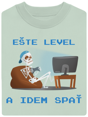 Ešte level unisex mikina bez kapucne Blush Mint