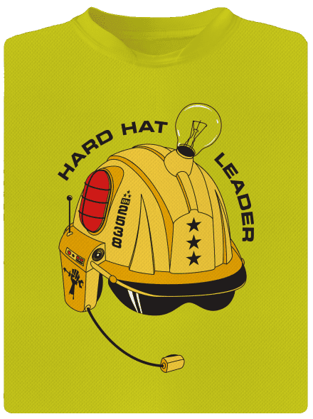 Hard hat leader detské športové tričko Neon Yellow