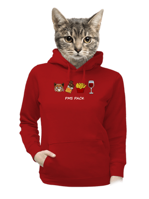 dámska mikina klokanka