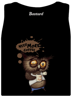 Need more coffee dámske tielko klasické Black