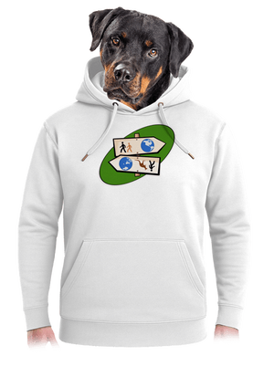 Diaľkový pochod unisex mikina premium Snowwhite