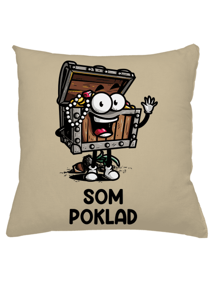 Som poklad vankúš Beige