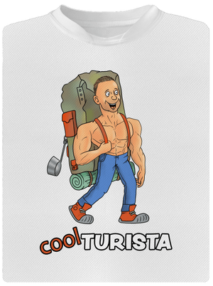 Cool turista detské športové tričko White