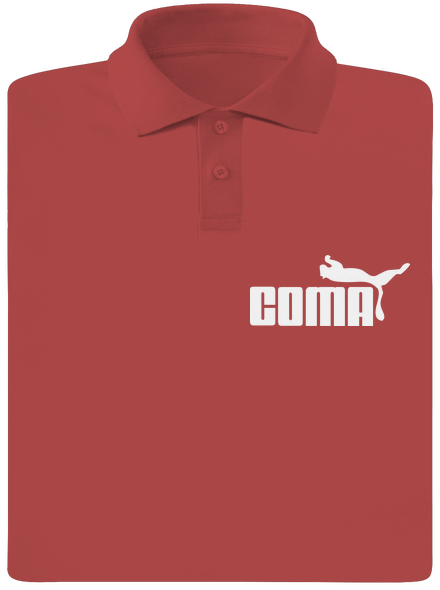 Coma pánska polokošeľa Burgundy