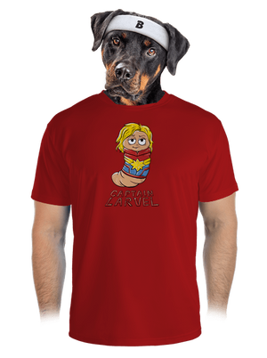 Captain Larvel pánske športové tričko Red Mal