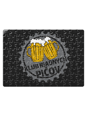 Klub riadnych pičov puzzle White