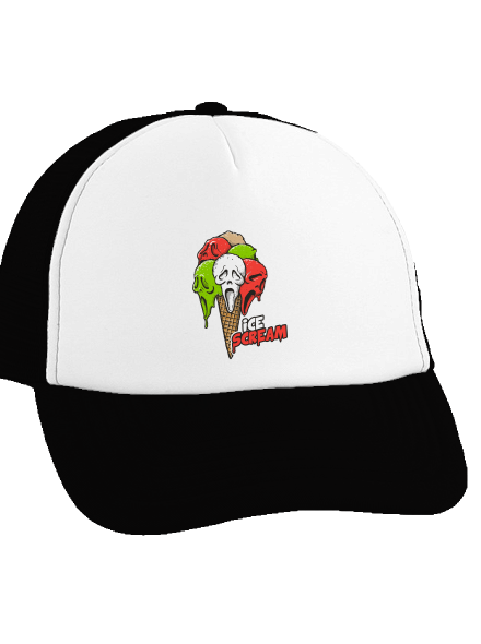 Ice Scream šiltovka truckerka Black cap