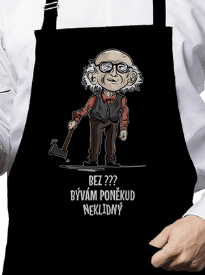 Neklidný - vlastný text zástera Black