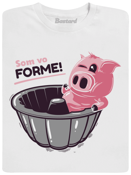 Vo forme detské tričko White