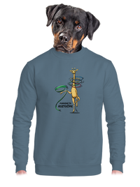 unisex mikina bez kapucne