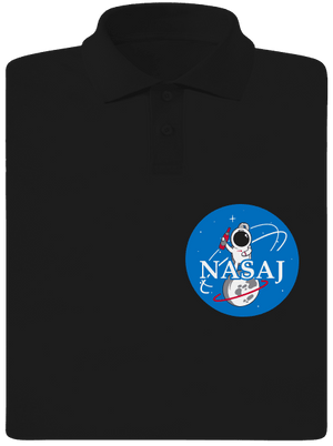 Nasaj pánska polokošeľa Black