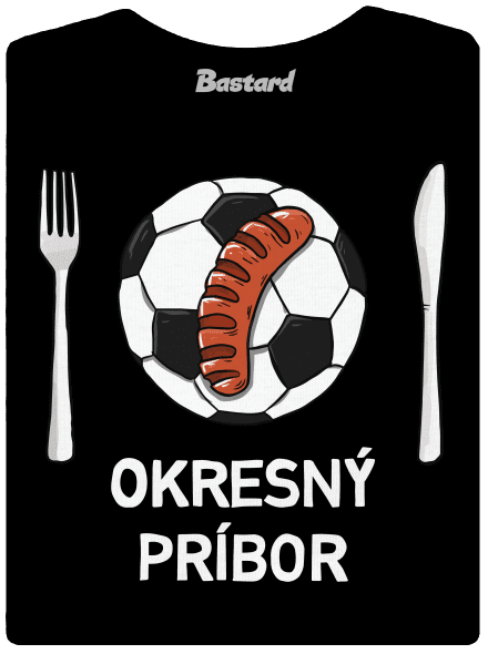 Okresný príbor dámske tričko prémium Black