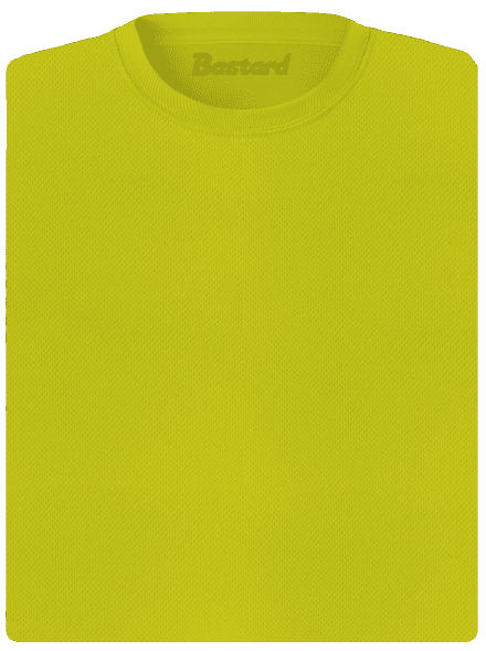 Bez potlače dámske športové tričko Neon Yellow