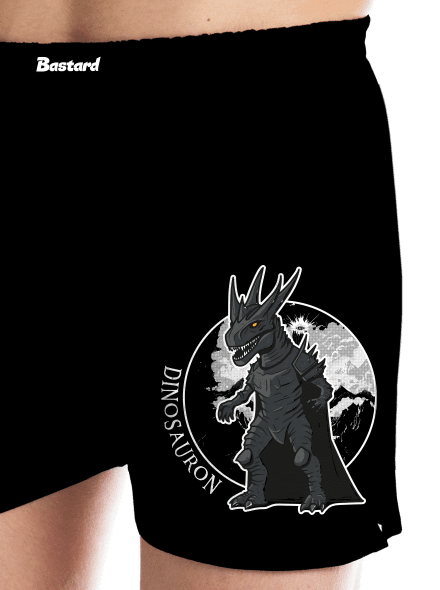 Dinosauron pánske trenky Black