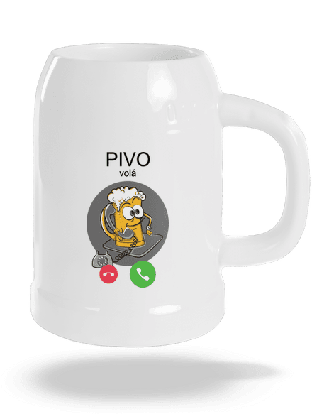 Pívo volá polliter White