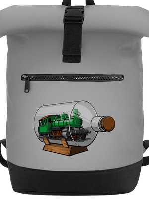 Lokomotíva vo fľaši batoh Grey Marl