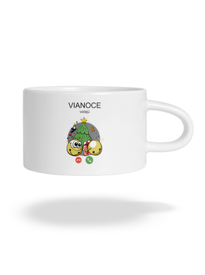 Vianoce volajú hrnček makronka White