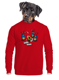 unisex mikina bez kapucne