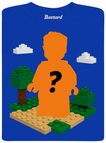 Lego z vlastnej fotky detské tričko Royal Blue