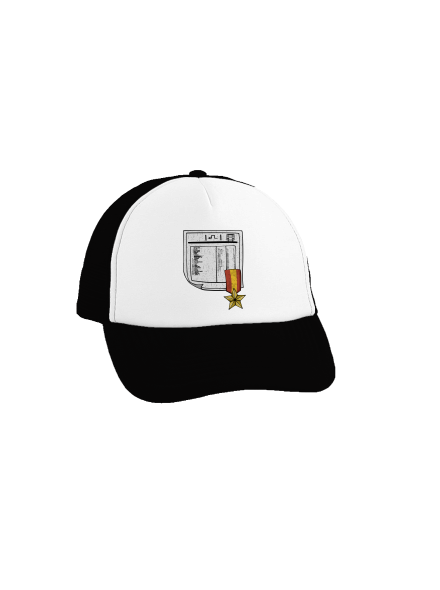 Cestovný poriadok šiltovka truckerka Black cap